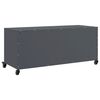 vidaXL TV Cabinet Anthracite Cold-rolled Steel 39.6x15.4x17.1 in