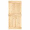 vidaXL Door NARVIK 37.4"x82.7" Solid Wood Pine