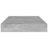 vidaXL Shelf Set of 4 Concrete grey Engineered wood Large Simple