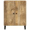 vidaXL Side Cabinet Natural wood Solid mango wood, iron Medium Cabinet