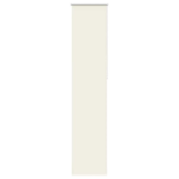 vidaXL Roller Blind Off white 100% polyester, Aluminum top rail