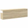 vidaXL Wall Cabinet Sonoma oak Engineered wood Medium Wall Mounted