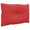 vidaXL Pallet Cushion Set of 2 Red 100% polyester