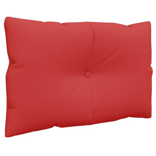 vidaXL Pallet Cushion Set of 2 Red 100% polyester