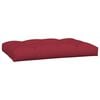 vidaXL Pallet Cushion Set of 3 Wine Red 100% Polyester Large
