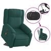 vidaXL Stand Up Massage Recliner Chair Dark green