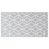 vidaXL Outdoor Carpet Grey Polypropylene 47.2 x 70.9 in Pattern