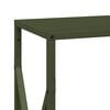 vidaXL Firewood Rack Olive Green 13.4x9.8x27.6" Cold-rolled steel