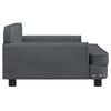 vidaXL Kids Sofa Dark Grey Velvet, Pine wood, Foam Mini