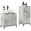vidaXL Bathroom Furniture Set 2 pcs Concrete grey 39.5 x 36 x 88 cm