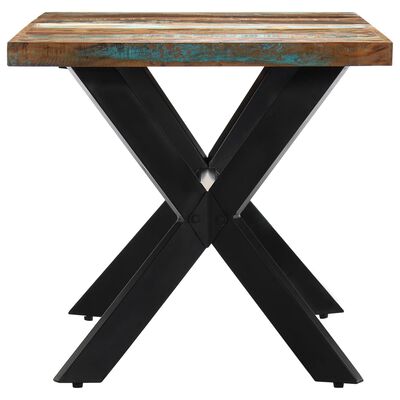 vidaXL Dining Table 55.1"x27.6"x29.5" Solid Reclaimed Wood