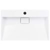 vidaXL Wash Basin 23.6x15.0x4.3" Mineral Cast/Marble Cast White