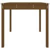 vidaXL Garden Table Honey brown Solid pine wood Medium Durable