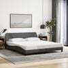 vidaXL Bed Frame Dark Grey