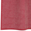 vidaXL Voile Curtains with Rod Pockets 2 pcs Wine Red