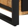 vidaXL Drawer Cabinet Brown, Black Solid rough mango wood, iron Medium