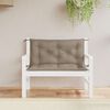 vidaXL Garden Bench Cushion Set of 2 Taupe