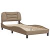 vidaXL Bed Frame Cappuccino