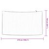 vidaXL Trailer Net with Elastic Rope White 8.9x4.9' PP