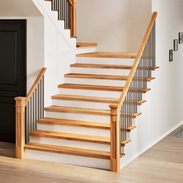vidaXL Stair Tread Set of 20 Light brown Solid oak wood