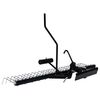 vidaXL Scarifier Black Galvanized steel 42.9 in length Durable
