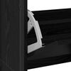 vidaXL Shoe Cabinet Black Oak 100 x 34 x 112 cm Engineered Wood