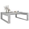 vidaXL Coffee Table Concrete Grey Engineered Wood 39.4 x 39.4 in Durable
