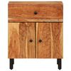 vidaXL Bedside Cabinet Natural wood color