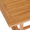 vidaXL Garden Dining Set Warm brown Teak wood Large Foldable