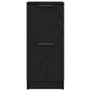 vidaXL Sideboard Black oak 30 x 30 x 70 cm Engineered wood