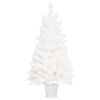 vidaXL Christmas Tree White Polyethylene, Plastic Small Christmas Tree