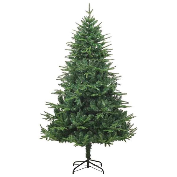 vidaXL Artificial Pre-lit Christmas Tree Green 70.9" PVC and PE