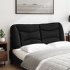 vidaXL Headboard Cushion Black 100% polyester