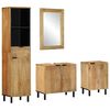 vidaXL Bathroom Furniture Set Mango desert brown