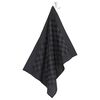 vidaXL Towel Set Set of 20 Black and Grey 100% Cotton Varied Towel Set