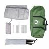 vidaXL Camping Tent Tipi 7-Person Green Waterproof