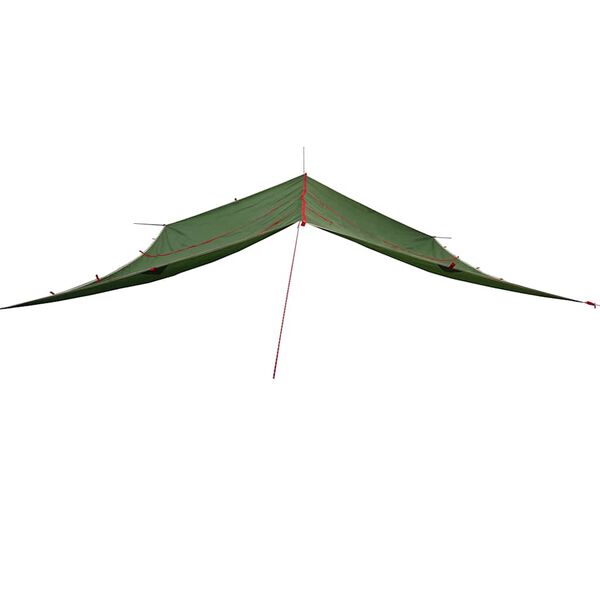 vidaXL Camping Tarp Green 165.4x173.2" Waterproof