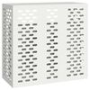vidaXL Air Conditioner Cover White 43.31 x 19.69 x 41.34 in Steel