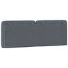 vidaXL Headboard Cushion Dark Grey Velvet 55.1 in Headboard Cushion