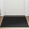 vidaXL Doormat Black Polypropylene and PVC 35.4 x 47.2 in Non-slip
