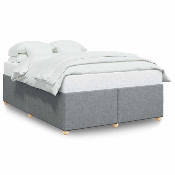vidaXL Bed Frame Light Gray