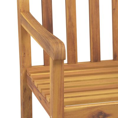 vidaXL Patio Chairs 8 pcs 22"x21.9"x35.4" Solid Wood Acacia
