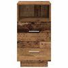 vidaXL Bedside Cabinet Set of 2 Old wood Engineered wood