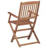 vidaXL Garden Chair Set of 8 Brown, Cream White