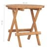 vidaXL Garden Table Teak Solid Teak wood Small Foldable Folding Table