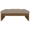 vidaXL Garden Footstool Honey brown Solid pine wood 47.2 x 33.1 x 11.8 in