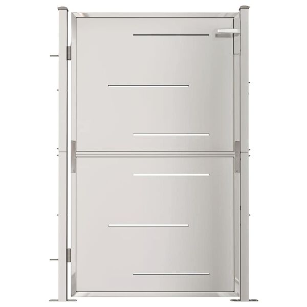 vidaXL Garden Gate 39.4" x 57.1" Stainless Steel