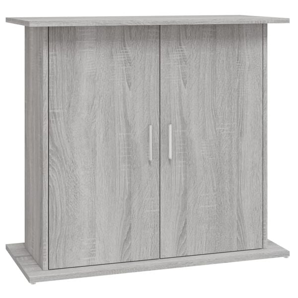 vidaXL Aquarium Stand Gray Sonoma Engineered wood Aquarium Stand