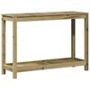 vidaXL Potting Table with Shelf 42.5"x13.8"x29.5" Impregnated Wood Pine