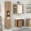 vidaXL Bathroom Furniture Set Artisan Oak Engineered wood, acrylic